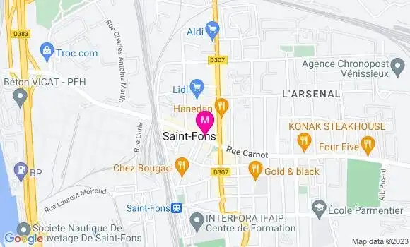 Localisation Restaurant Indien O