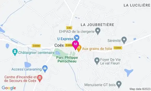 Localisation Restaurant Italien La Fringale