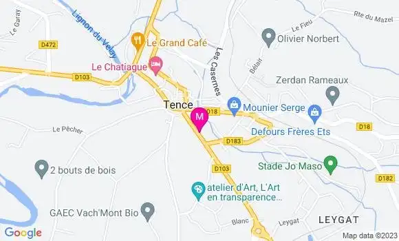 Localisation Restaurant  Le Bougnat