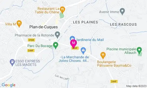 Localisation Restaurant Italien La Rôtisserie Provençale