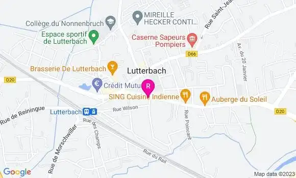 Localisation Pizzeria Luna Pizza