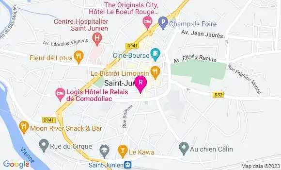 Localisation Restaurant  1001 Sandwichs