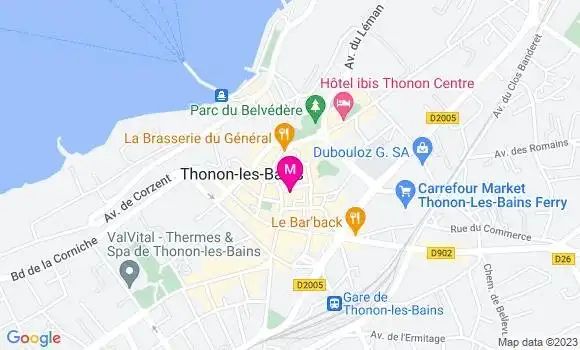Localisation Thonon Kebab