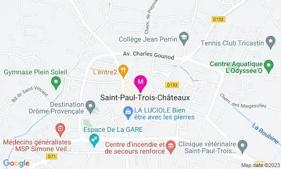 Localisation Restaurant  Le Comptoir des Arts