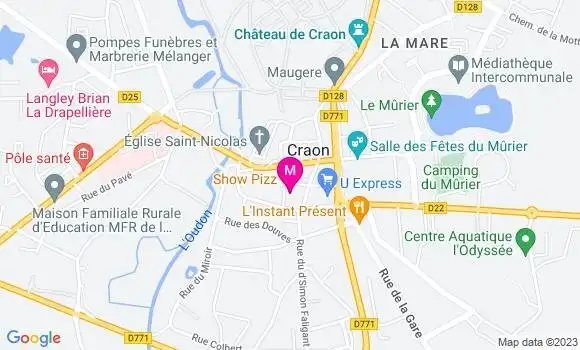 Localisation Pizzeria Show Pizz