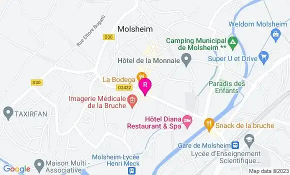 Localisation Restaurant  Go Pizza