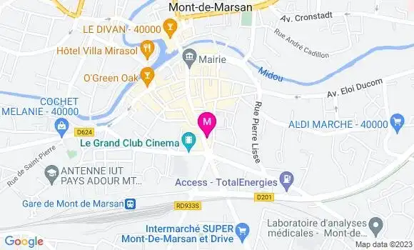 Localisation Le Palais du Café