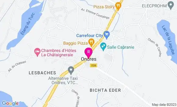 Localisation Restaurant  Baggio Pizza