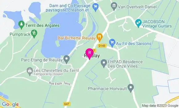 Localisation Crêperie Les Argales
