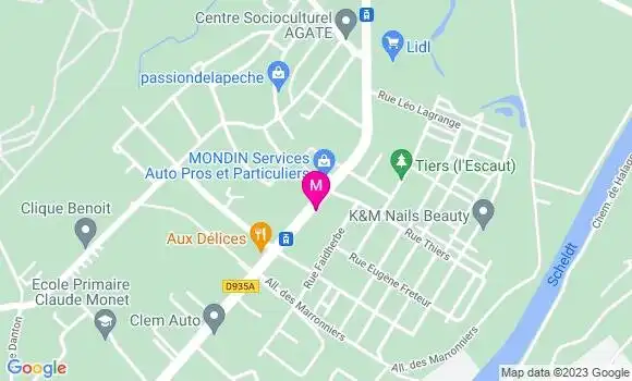 Localisation Restaurant  Au P