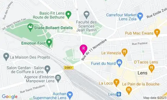 Localisation Pizzeria La Boite a Pizza