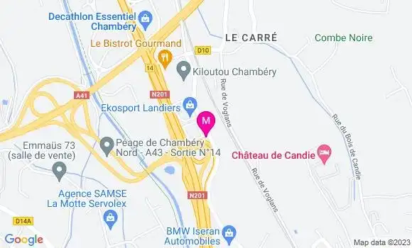 Localisation Restaurant  Le Bermude