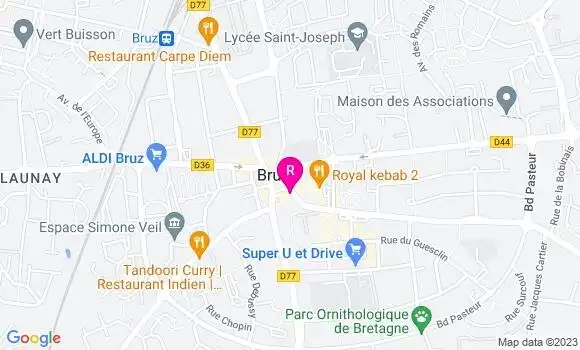 Localisation Restaurant  Pizza Chouchou