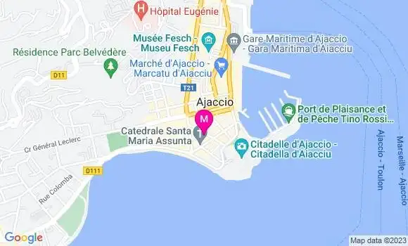 Localisation Bistrot Le Saint Charles