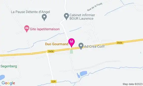 Localisation Restaurant  Duo Gourmand