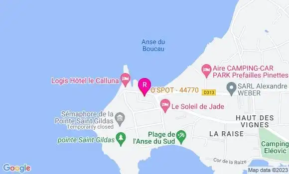 Localisation Pizzeria O