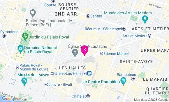 Localisation Restaurant  La Maison Odette