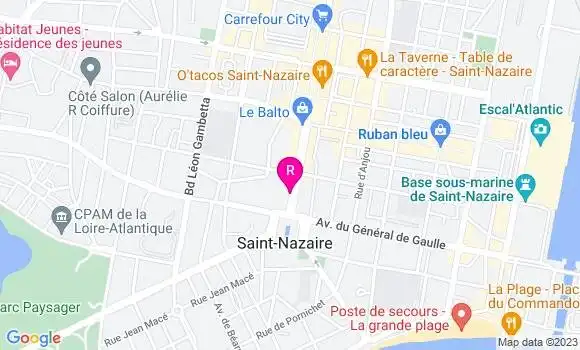 Localisation Restaurant Bar L