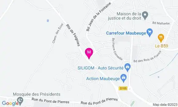 Localisation Restaurant  O
