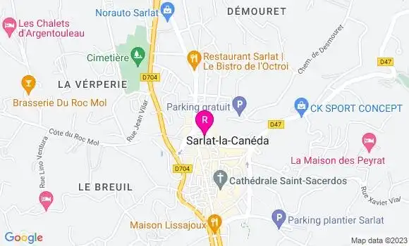 Localisation Restaurant  Le Riyad