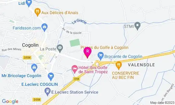 Localisation Pizzeria Pizzas du Golfe