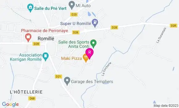 Localisation Pizzeria Maki Pizza