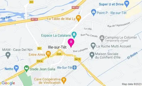 Localisation Restaurant  L
