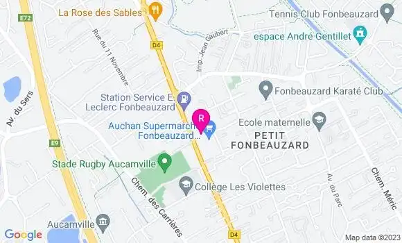 Localisation Pizzeria L
