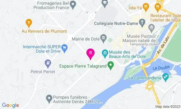 Localisation Pizzeria Dol