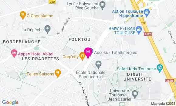 Localisation Fast Food Boum Burger