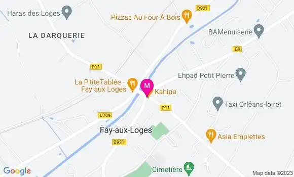 Localisation Restaurant  Kahina