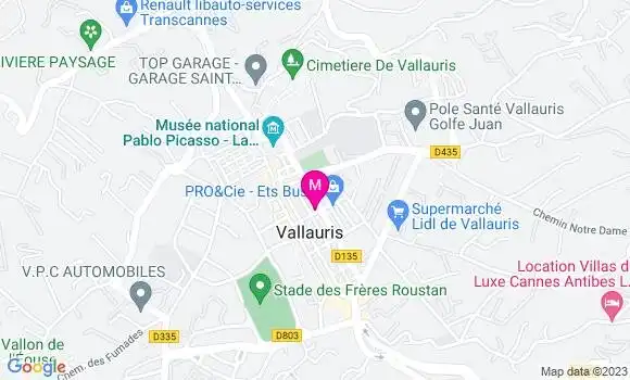 Localisation Restaurant Snack Piramides Etoile
