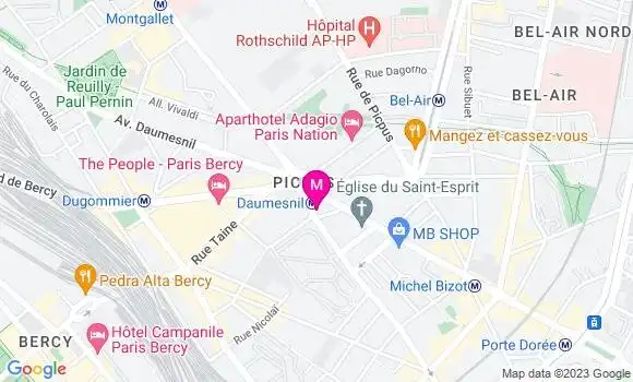 Localisation Restaurant Chinois Ting Ting