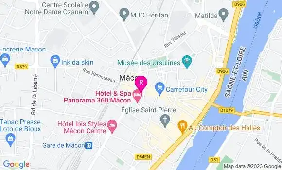 Localisation Restaurant  Be Burger