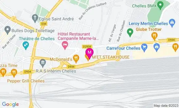 Localisation Restaurant  Mc Donald
