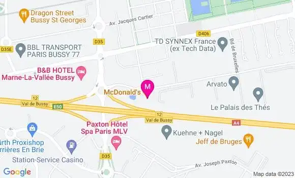 Localisation Fast Food Mc Donald