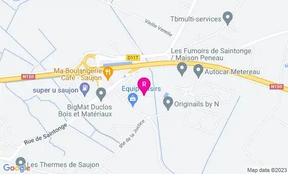 Localisation Restaurant  Le Chalet des Saveurs