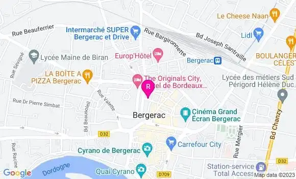 Localisation Café Central