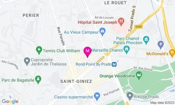 Localisation Restaurant  Le Cherche Midi