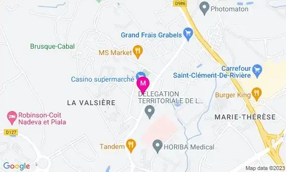 Localisation Pizzeria Magic Pizza