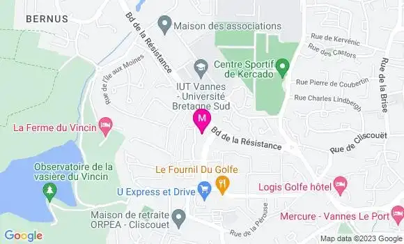 Localisation Restaurant  Breizh Pizza