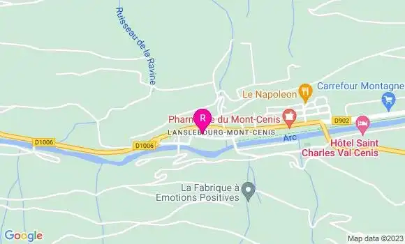 Localisation Pizzeria La 18