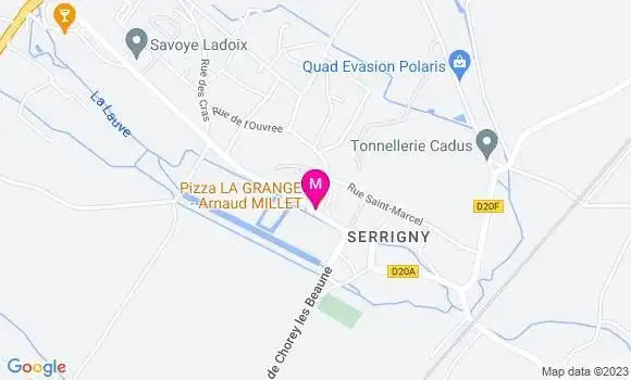 Localisation Restaurant  La Grange