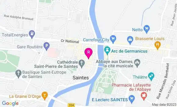 Localisation Crêperie des Elfes