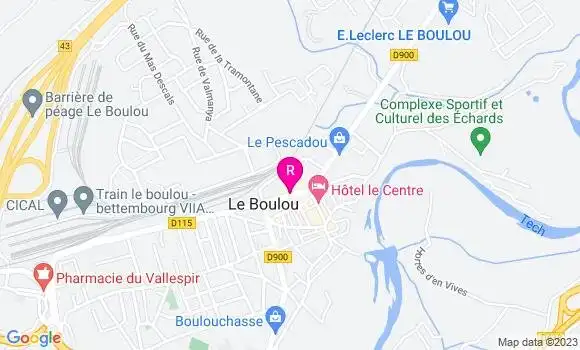 Localisation Restaurant  Etape Amistat