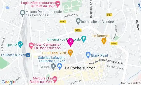 Localisation Pizzeria Domino