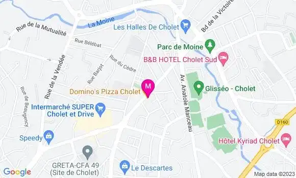 Localisation Restaurant  Domino