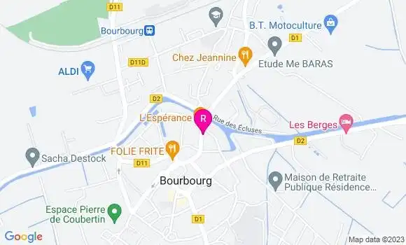 Localisation Bourbourg Kebab