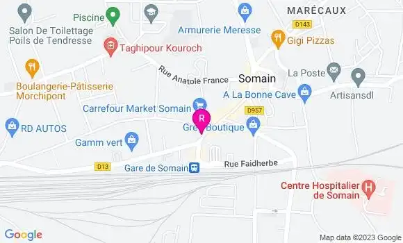 Localisation Restaurant  La Frite en Folie