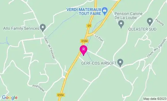 Localisation Restaurant  Le Fadoli